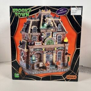 Lemax Spooky Town Haunted Museum Rare! 2018 No Power Cord